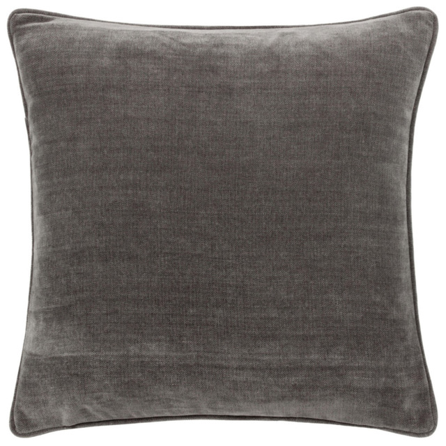 Yard Charcoal Heavy Chenille Reversible Cushion - image 1