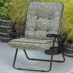 Glendale Deluxe Teal Country Recliner with Cushion