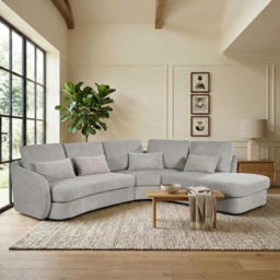 Mabel Corner Sofa Cream - thumbnail 4