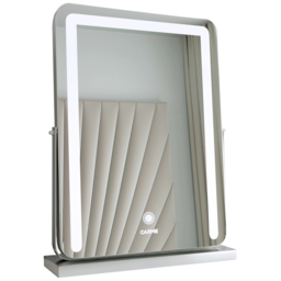CARME Home Mia Silver Frameless Touch Sensor LED Light Mirror