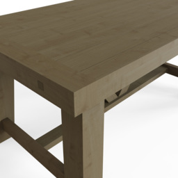 FWStyle Saltash Reclaimed Pine Dining Table - thumbnail 3