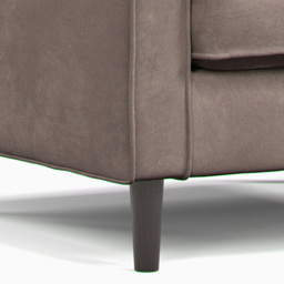 Eden Pewter Chenille 3 Seater Sofa - thumbnail 4