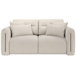 SOLACE+CO Mabel Beige 2 Seater Chenille Sofa - thumbnail 3