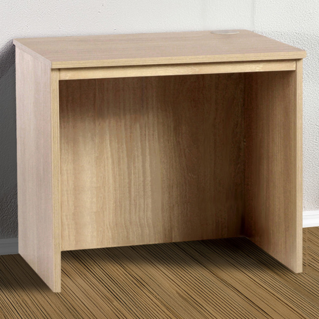 R White Cabinets Brown Home Office Desk - image 1