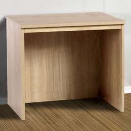 R White Cabinets Brown Home Office Desk