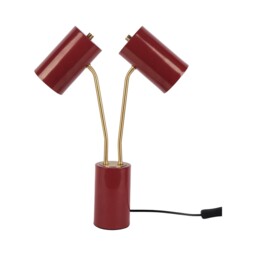 Kyaire Dark Red Table Lamp - thumbnail 1