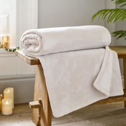 Deyongs Coco Touch Almond Throw 140 x 180cm - thumbnail 2