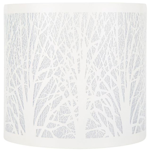 Tree Scene White Pendant Light