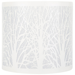 Tree Scene White Pendant Light