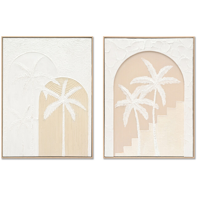 3D Palm Tree Textured Art - image 1