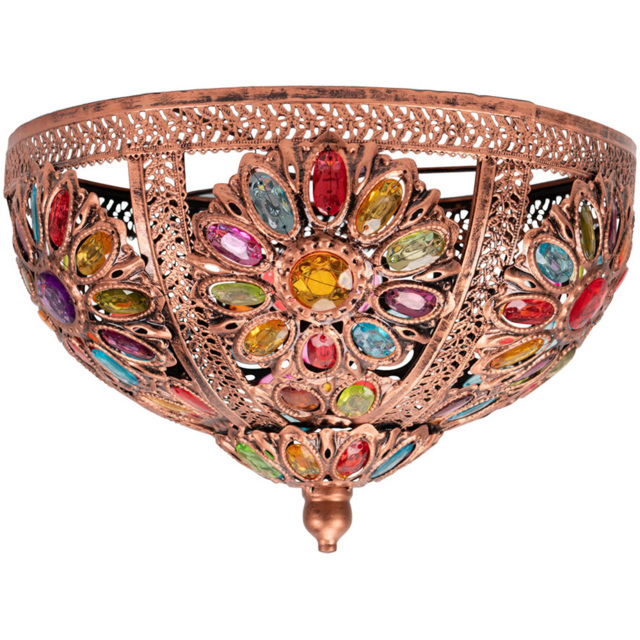 ValueLights Samia Bronze Moroccan Style Easy Fit Uplighter - image 1