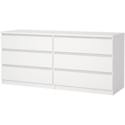 Furniture To Go Naia 6 Drawer White Chest of Drawers - thumbnail 4