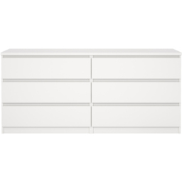 Furniture To Go Naia 6 Drawer White Chest of Drawers - thumbnail 3
