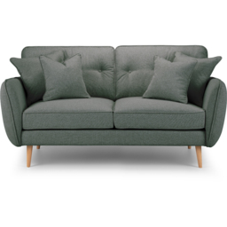 Opry Faro 2 Seater Button Back Slate Sofa - thumbnail 3