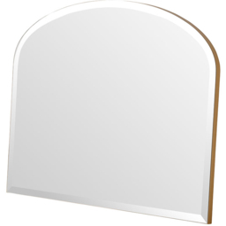 Yearn Gold Arch Bevelled Overmantle Mirror 91 x 69cm