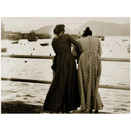 Laura Ashley Harbour Archive Fashion Photography Black Frame Wall Art 50 x 70cm - thumbnail 4