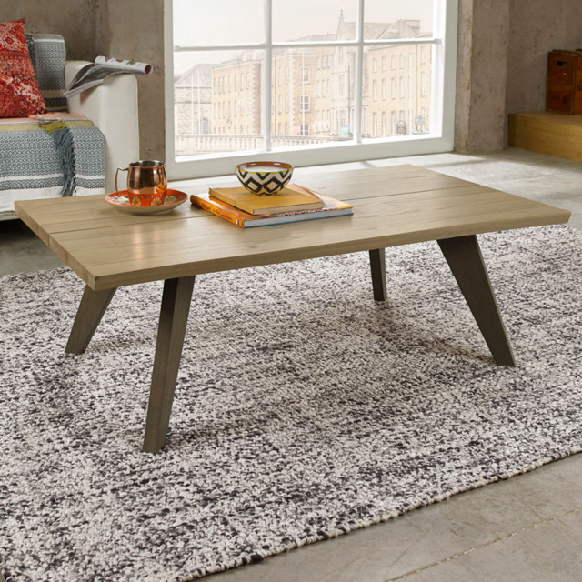 Bentley Designs Cadell Aged Oak Rectangle Coffee Table - image 1