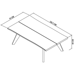 Bentley Designs Cadell Aged Oak Rectangle Coffee Table - thumbnail 4