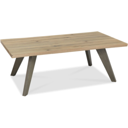 Bentley Designs Cadell Aged Oak Rectangle Coffee Table - thumbnail 2