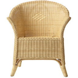 Desser Furniture King Adult Sized Natural Wicker Loom Chair - thumbnail 3