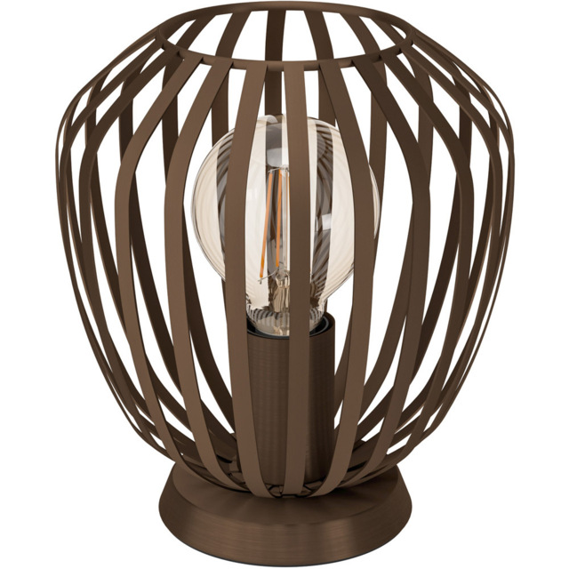 EGLO Espinal Bronze Steel Caged Style Table Lamp - image 1