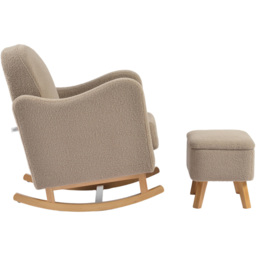 Bebe & Beyond Soother Biscuit Ted Nursing Chair and Stool - thumbnail 4