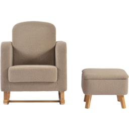 Bebe & Beyond Soother Biscuit Ted Nursing Chair and Stool - thumbnail 3