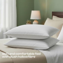 MHG Living King Size Hollowfibre Mattress Topper with 2 Pillows - thumbnail 3