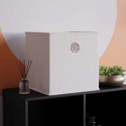 Vida Designs Durham White Cube Basket - thumbnail 4