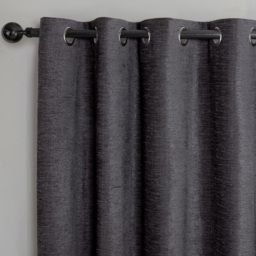 Delphine Blackout Curtain Charcoal 168 x 229cm - thumbnail 2