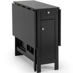 Julian Bowen Savoy Black 4 Seater Dining Set - thumbnail 4