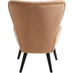 Premier Housewares Darcy Natural Fabric Chair - thumbnail 4