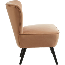 Premier Housewares Darcy Natural Fabric Chair - thumbnail 3