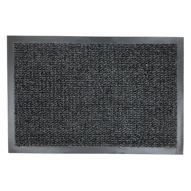 Black 45 x 75cm Scraper Barrier Doormat