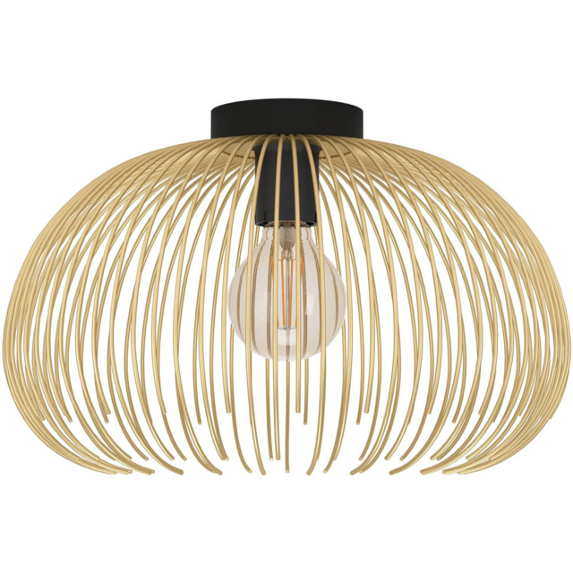 EGLO Venezuela Gold and Black Ceiling Light - image 1