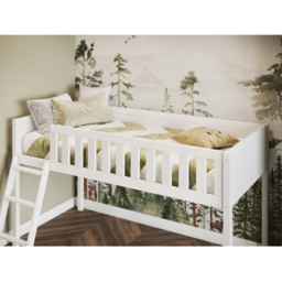 Flair Bea Wooden White Mid Sleeper - thumbnail 2