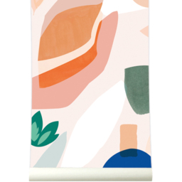 Grandeco Roomblush Floral Pieces Multicolour 4 Lane Wall Mural - thumbnail 4