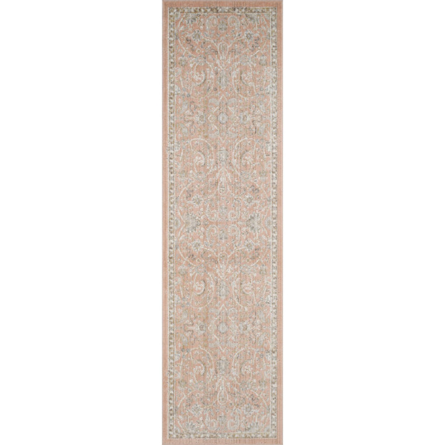 Desire Rugs Maia Floral Coral Rug 60 x 220cm - image 1