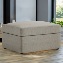 Jay-Be Brushed Twill Smoke Footstool Bed with Comfort Mattress
