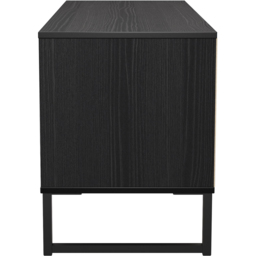 Crowndale Fluted 4 Drawer Black Ash Bed Box Ready Assembled - thumbnail 3