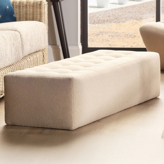Desser Furniture Latte Large Rectangular Ottoman - image 1