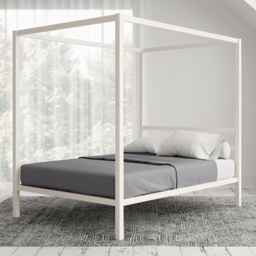 Dorel Metal Double Canopy Bed
