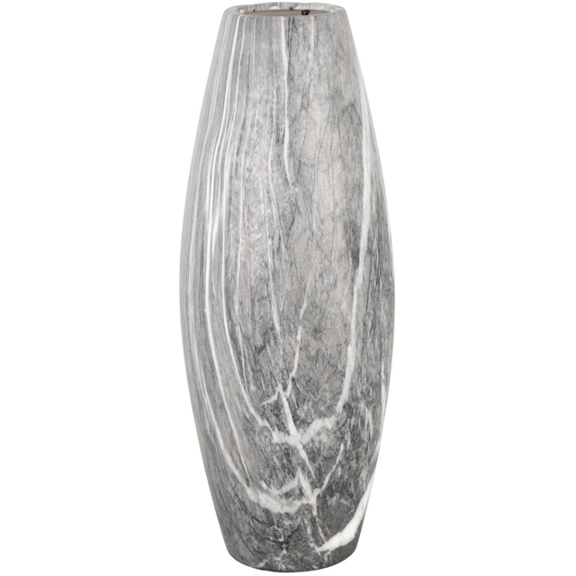 Grey Marble Effect Vase 40.5cm