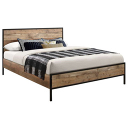 Urban Brown Small Double Bed Frame - thumbnail 2