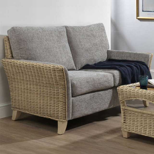 Desser Arlington 2 Seater Grey Fabric Sofa - image 1