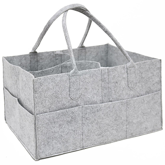 Felt Grey Storage Caddy