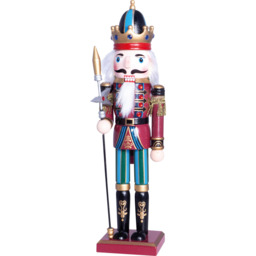 St Helens Multicolour Christmas Nutcracker with Staff