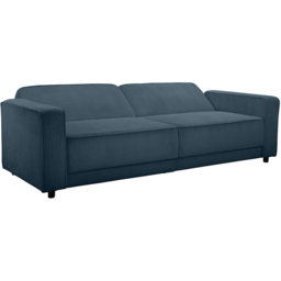 Dorel Allie 3 Seater Blue Corduroy Sofa Bed - thumbnail 4