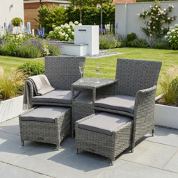 Royalcraft Paris 2 Seater Companion Seat with Footstools - thumbnail 4