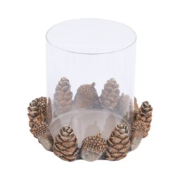 Acorn and Pinecone Hurricane Brown - thumbnail 3